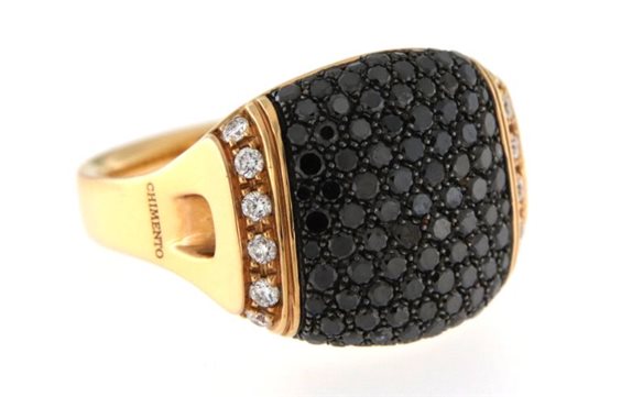 Anillo Chimento Mujer in Oro rosa Diamante Black 1.20 Ct 1A05250BN614 - 1A05250BN614